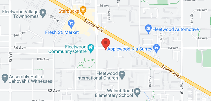 map of 16042 84 AVENUE